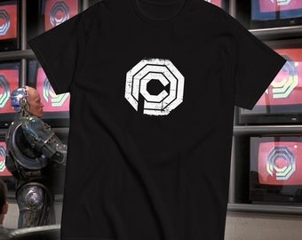 OCP Logo Shirt. 80's Robocop movie t-shirt. Retro Vintage Tee