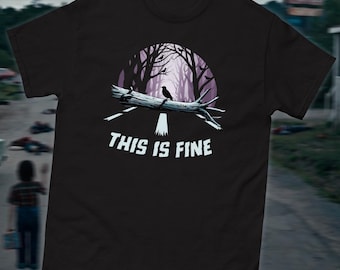 T-shirt de série télévisée : c'est un t-shirt graphique raffiné, cadeau pour les fans d'horreur et de mystère