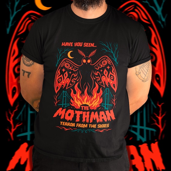 Mothman Shirt, Cryptid Graphic Tee,  cryptozoology funny gift,