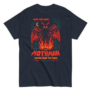 Mothman Shirt, Cryptid Graphic Tee,  cryptozoology funny gift,