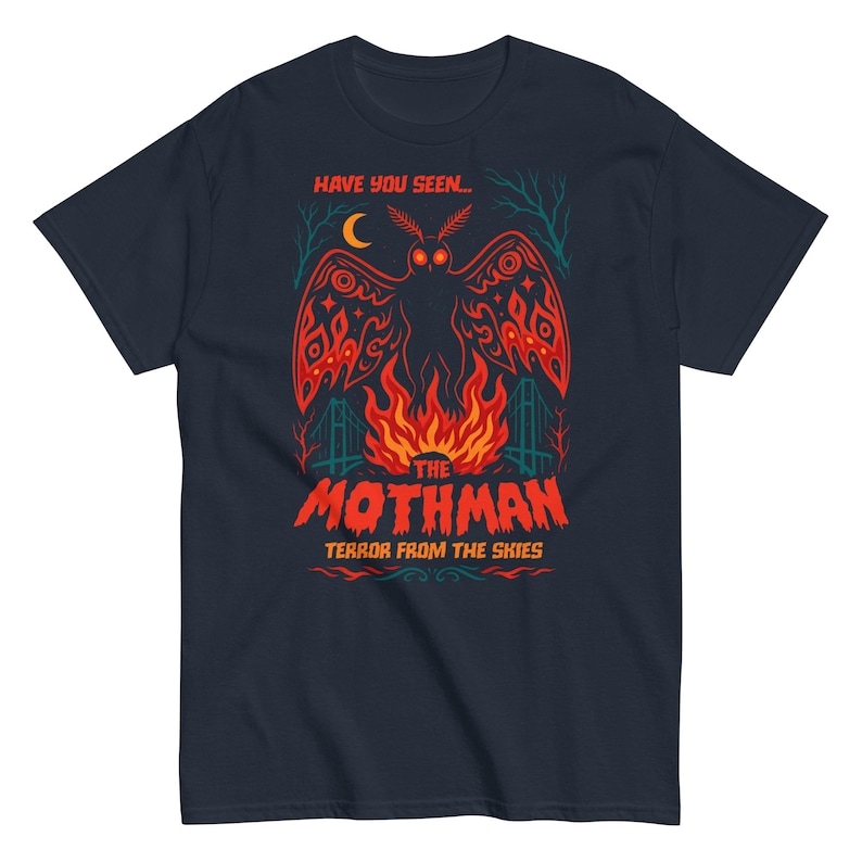Mothman Shirt, Cryptid Graphic Tee,  cryptozoology funny gift,