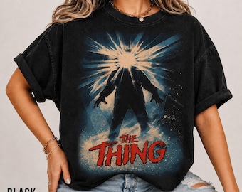 John Carpenter „Das Ding“-Shirt, Horrorfilm-T-Shirt von 1982, Vintage-T-Shirt von Comfort Colors