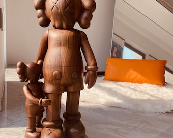 Companion Snoopy X Peanuts Karimoku Sculpture Carved in Walnut