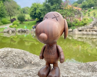 SNOOPY - カリモク　karimoku　スヌーピー snoopy wooden フィギュア カリモク KARIMOKU SNOOPY WOODEN FIGURE スヌーピー フィギュア