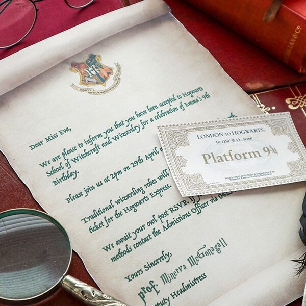 Hogwart Acceptance Letter Printable - Etsy
