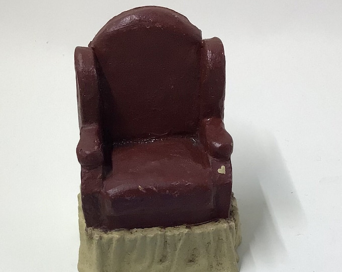 Miniature Doll House Chair with Carpet
