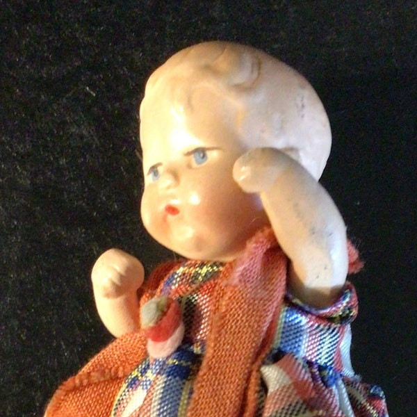 Antique Bisque Doll- German-3 inches