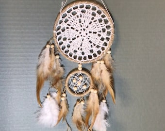 Brown feathered Dream-Catcher