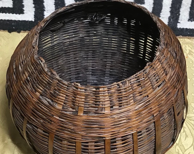 Hopi Mesa two, weaved basket circa 1940