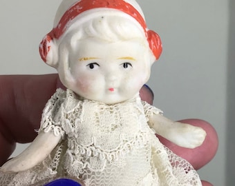 Little girl doll Japanese bisque