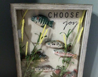 Choose Joy, “ Fisherman’s Dream” Shadowbox