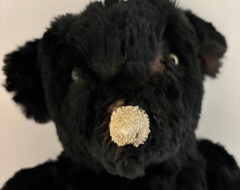 Handmade Rabbit Fur-Black Bear