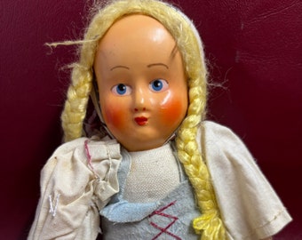 Mask Face Doll - Poland - (1950’s)