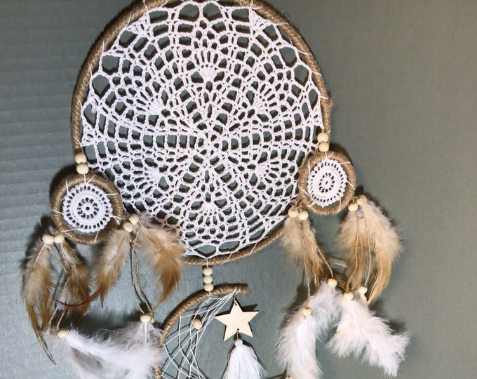 Three tier Brown Dream -Catcher