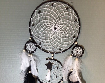 Three tier Black Dream-Catcher