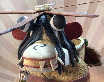 Hopi Black Ogre Kachina circa 1970