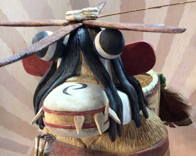 Hopi Black Ogre Kachina circa 1970