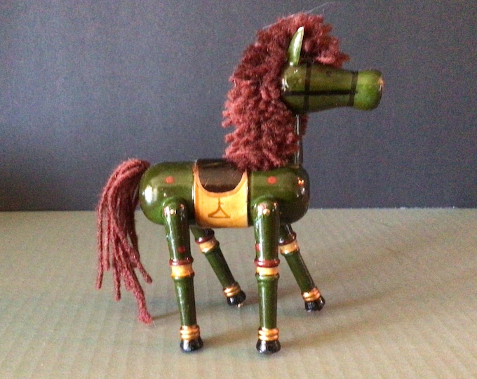 Miniature Green Horse