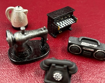 Miniature Set of Dollhouse Items