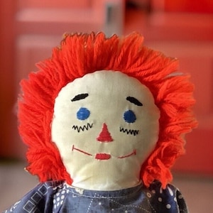 Handmade Raggedy Ann-  21 inches