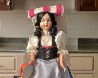 Italian Cloth Doll - 1970