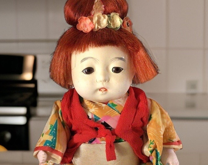 Ichimatsu Gofun Doll - 1950’s
