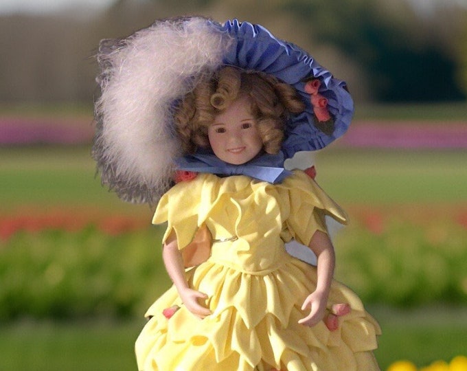 Porcelain Shirley Temple - 18 inch