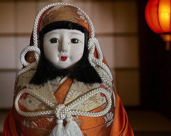 希少なヴィンテージOzenブランドの日本人形 - 動作品 - Etsy 日本