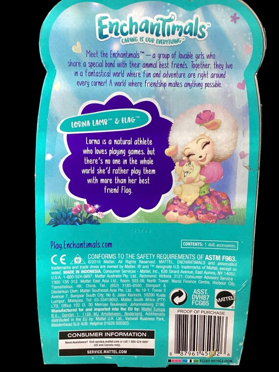 Enchantimals Famiglia di Cani Bambole Cane e Sue Sorelle, con Animali domestici e Accessori, Giocattolo +4 anni (Mattel HNV26