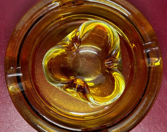 Set of Vintage Glass Ash Trays