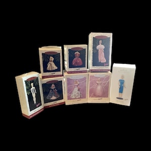 Barbie Holiday Ornament Collection – Keepsake Collector Series by Hallmark (Set of 8)