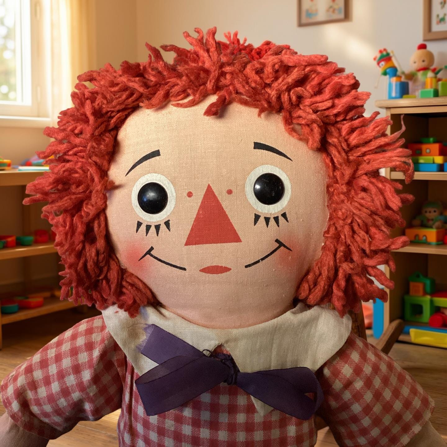 Vintage 1970s Knickerbocker Raggedy Andy- 16 Inch - Classic Folk