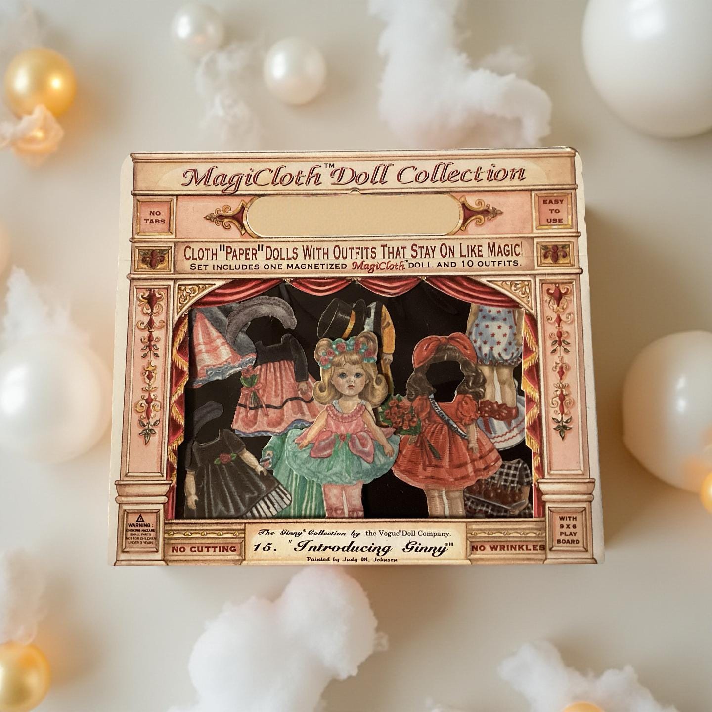 Vintage 1995 Ginny Magic Cloth Paper Doll Set | Vogue Dolls, 10