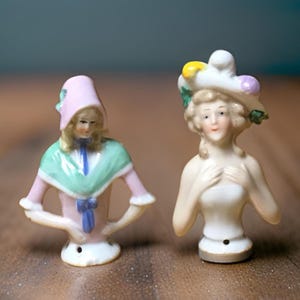 Antique German Half Doll