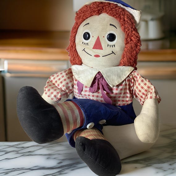 ラガディアン&アンディKnickerbocker Knickerbocker Raggedy Ann & Andy - 30 Inch - Etsy