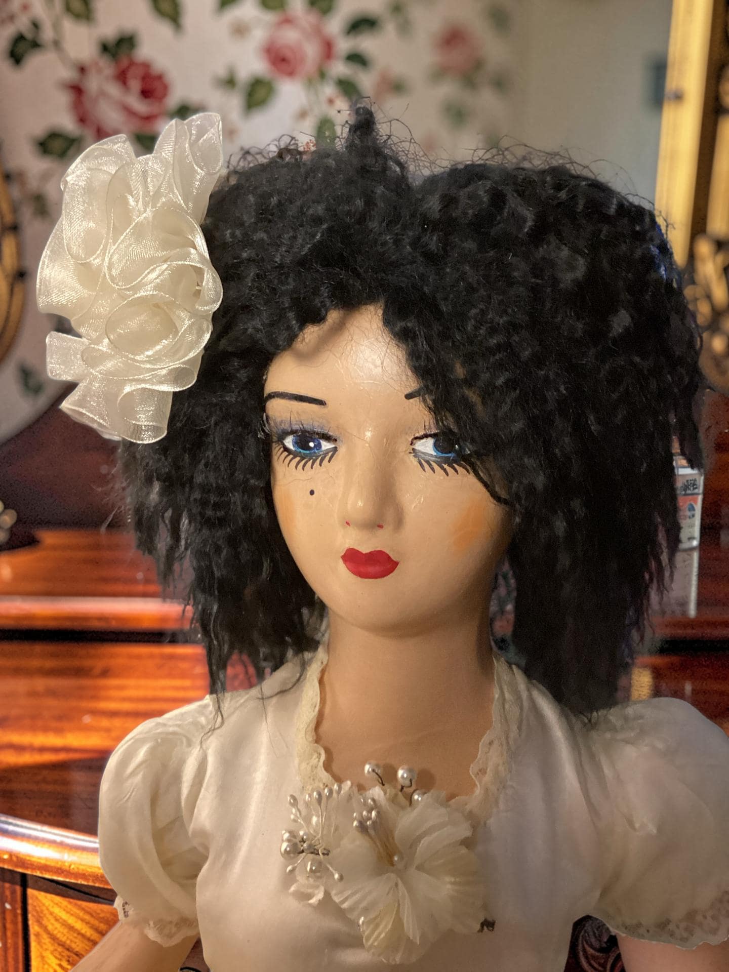 ANCIEN CORPS de POUPÉE de SALON ou de BOUDOIR des années 1920/ 30