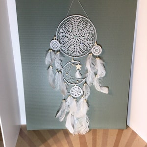 White three tiered Dream-Catcher