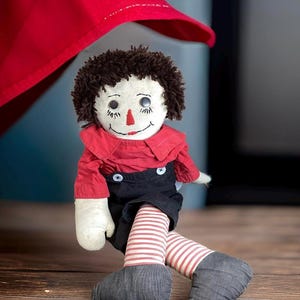 Homemade Raggedy Andy - 1960’s - 21 inches