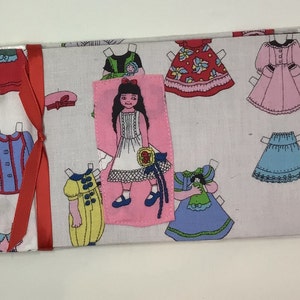 Handmade-Paper Doll Book- Dolls & Clothes