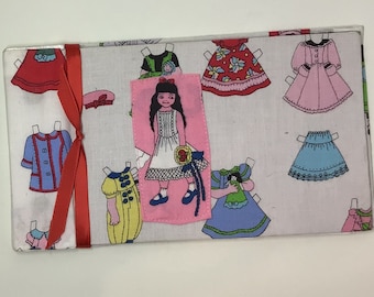 Handmade-Paper Doll Book- Dolls & Clothes