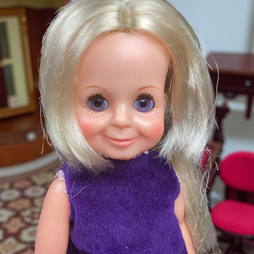 Velvet With the Hair That Grows - Etsy