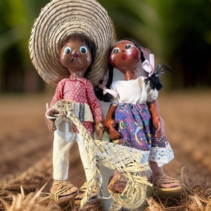 Set of Homemade Mexican Peasants