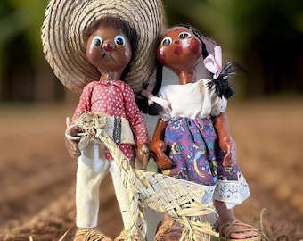 Set of Homemade Mexican Peasants