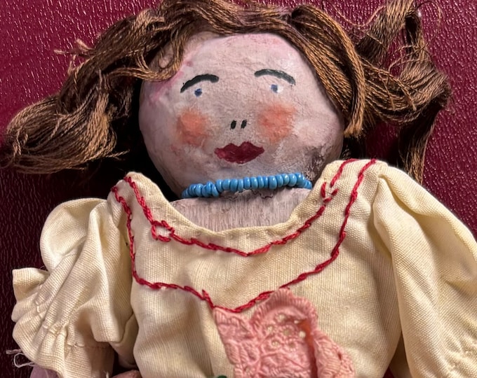 Handmade Wooden Doll -1970’s