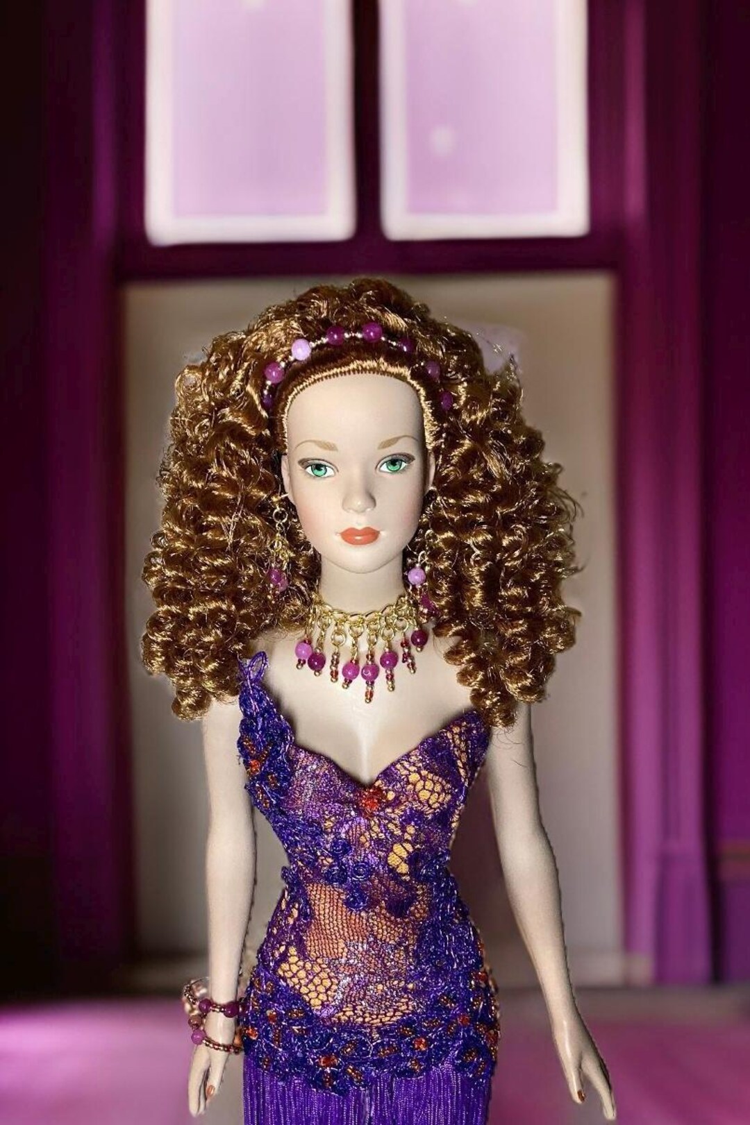 Robert Tonner Doll: 16-inch Flapper Dress, Jewelry New