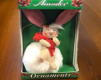 Anna Lee Rabbit Ornament