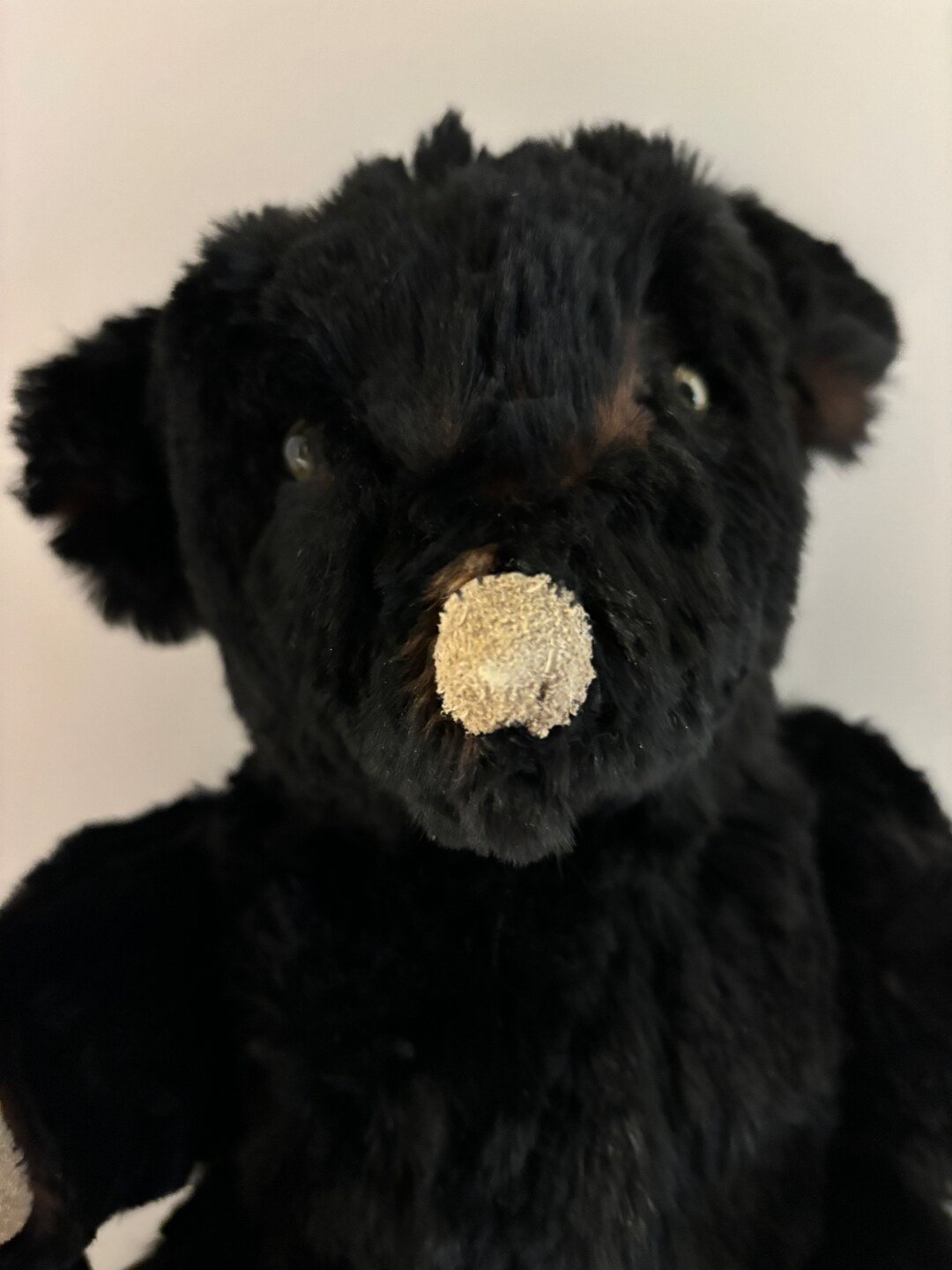Handmade Rabbit Fur-black Bear - Etsy