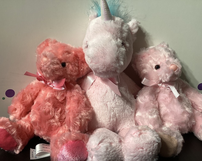 Super Soft Pink Unicorn and Friends