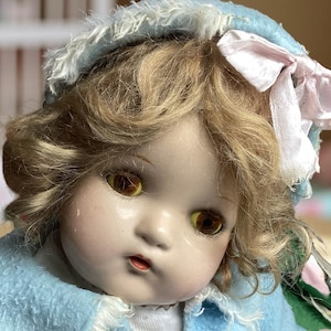 19-Inch Madame Alexander Baby Genius Doll – Cloth & Composition – Vintage – Very Good Condition