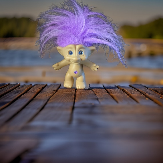 Vintage Lilac Troll - Etsy